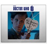 Кулон My Heart Belong To Who Doctor Who